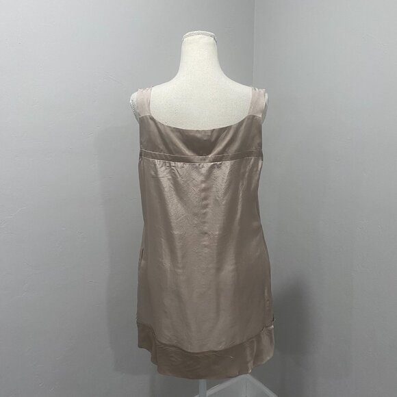 Intuition Oyster Silk Tunic Top M - Picture 3 of 5